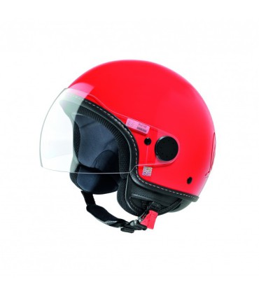 Casco Vespa Visor 2.0  color rojo
