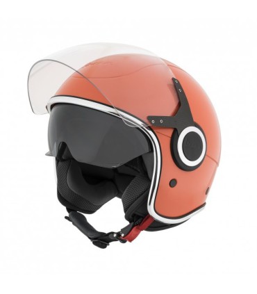 Casco Vespa VJ  color naranja