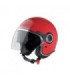 Casco Vespa VJ  color  rojo