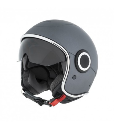 Casco Vespa VJI color gris oscuro