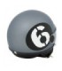 Casco Vespa Giorni color gris