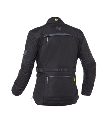 Chaqueta de moto Levior Kaizen WP negra