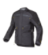 Chaqueta de moto Levior Kaizen WP negra y gris
