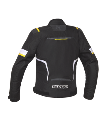 Chaqueta de moto Levior Nakama  WP negra Mujer