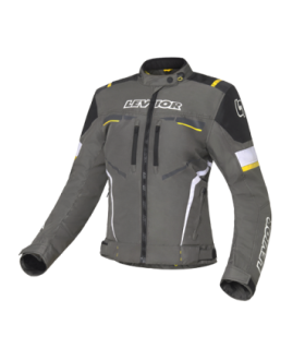 Chaqueta de moto Levior Nakama  WP  color caqui Mujer