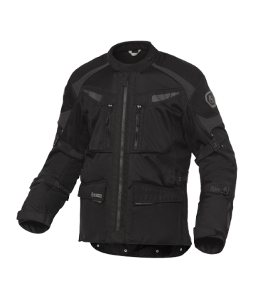 Chaqueta de moto Levior Arashi  WP negra