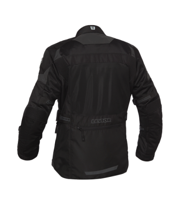 Chaqueta de moto Levior Arashi  WP negra