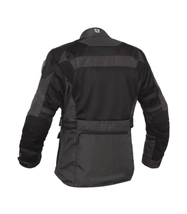 Chaqueta de moto Levior Arashi  WP negra y gris