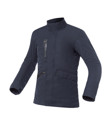 Chaqueta de moto Levior Kirei City  WP  negra y gris