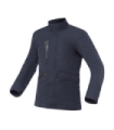 Chaqueta de moto Levior Kirei City  WP  negra y gris