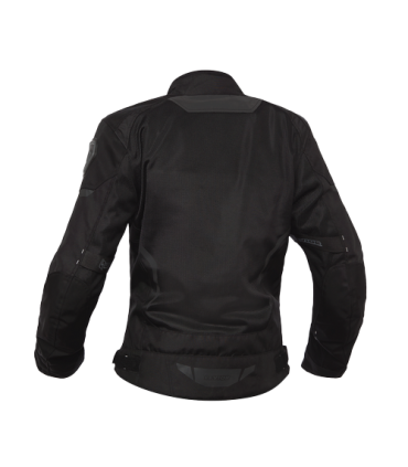 Chaqueta de moto Levior Imbat  WP negra Mujer