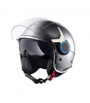 Casco Vespa Eléctrica color negro