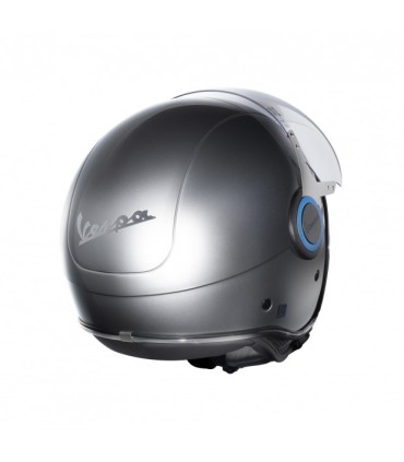 Casco Vespa Eléctrica color negro