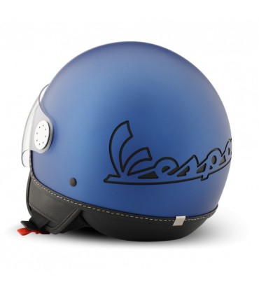 Casco Vespa Visor 3.0 color  azul.